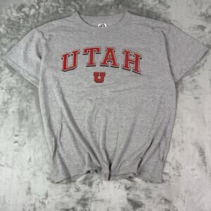 J America Utah Utes sportswear casual graphic tshirt mens Large